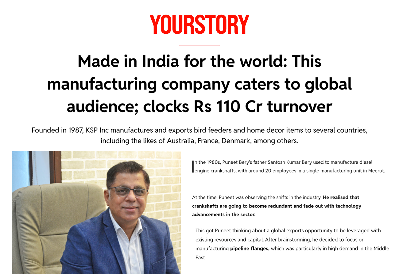Coverage in The Economic Times